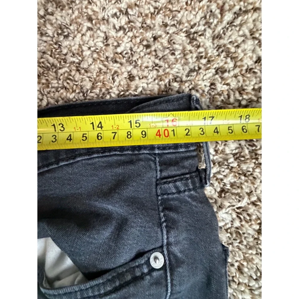 Levis 514 Straight Fit Jeans Mens 36x34(34x31) Black Denim Pants 514-0537